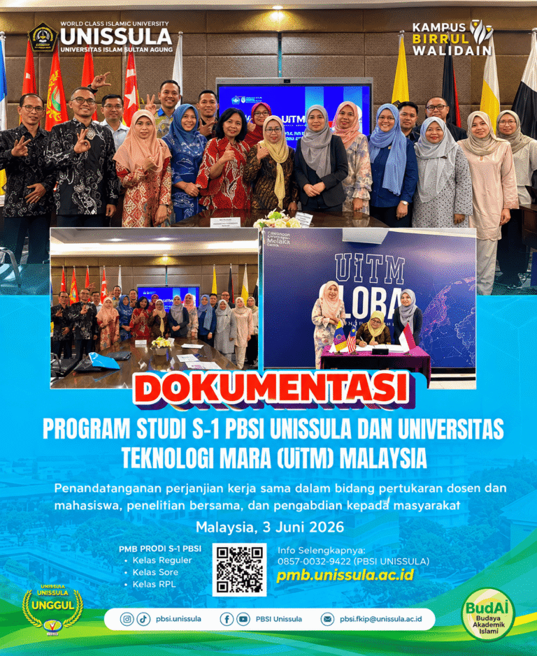 UNISSULA dan UiTM Malaysia Jalin Kerja Sama Akademik